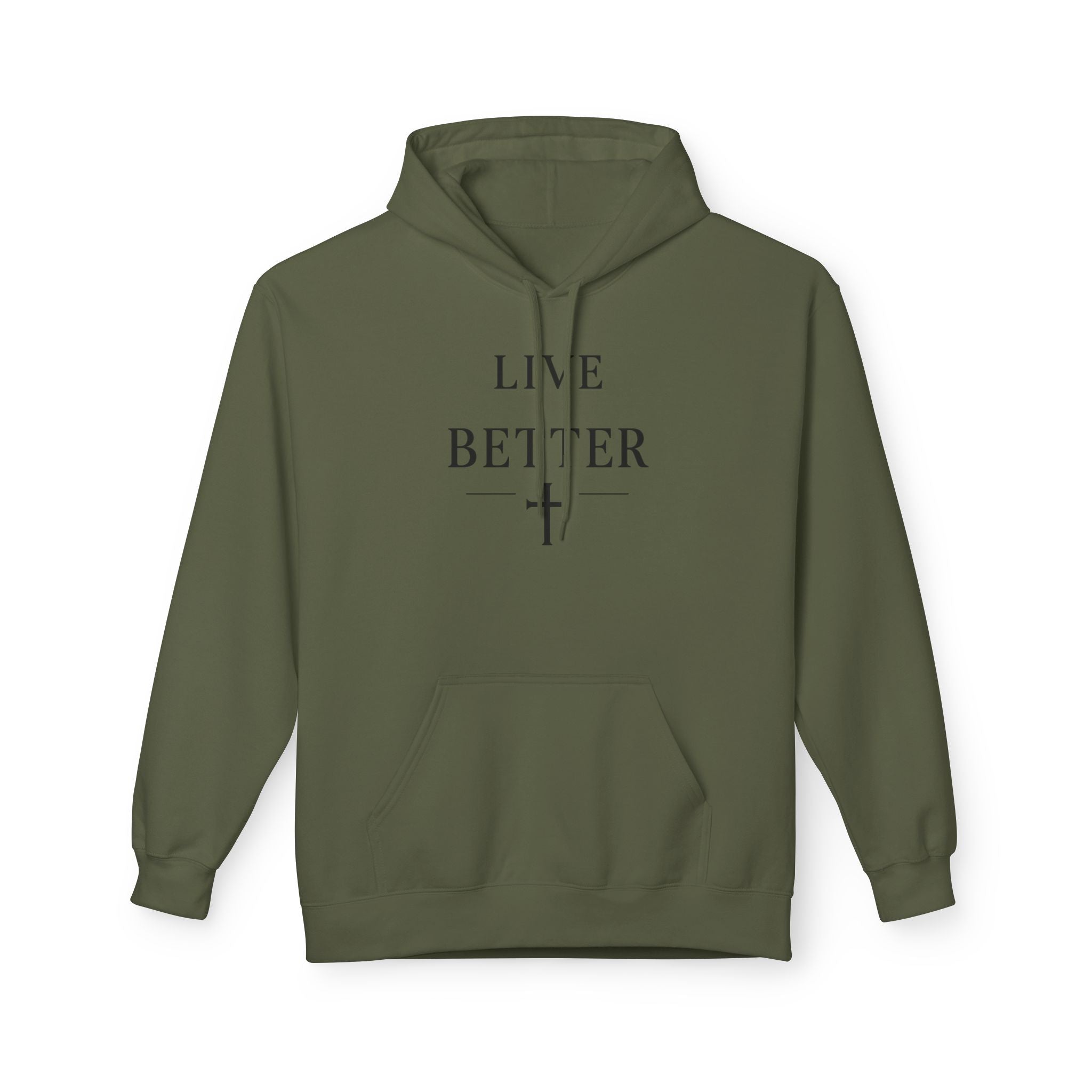 Men's Live Better Hoodie, — Inspirational ‘Live Life Your Way’ Pullover