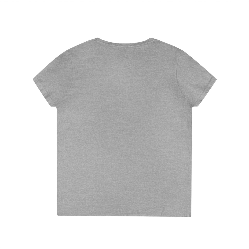 Camiseta de mujer con cuello en V "Live Better Peace Over Pressure" — Camiseta cristiana inspiradora femenina con cruz