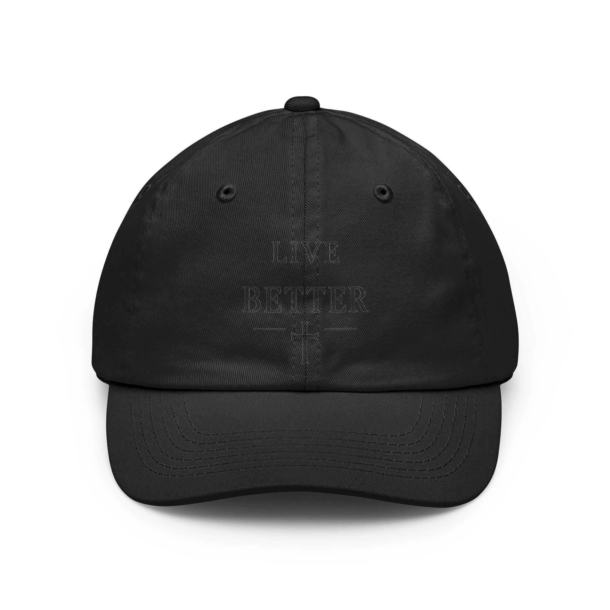 Live Better Cross Dad Hat, Faith Inspired Baseball Cap