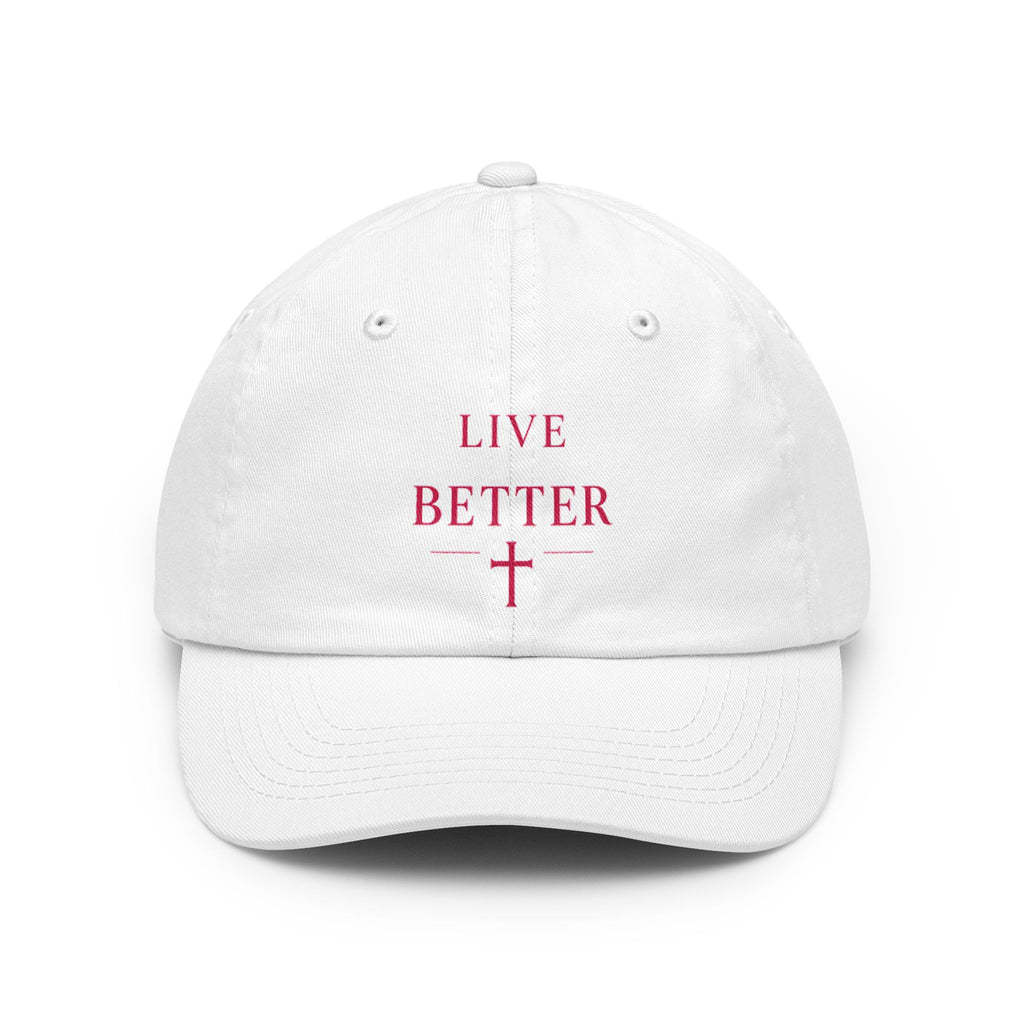 Live Better Cross Dad Hat — Faith Inspired Baseball Cap