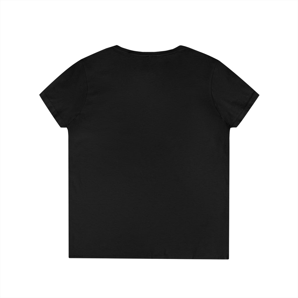 Camiseta con cuello en V "Vive Mejor" para mujer — Camiseta cristiana inspiradora femenina con cruz